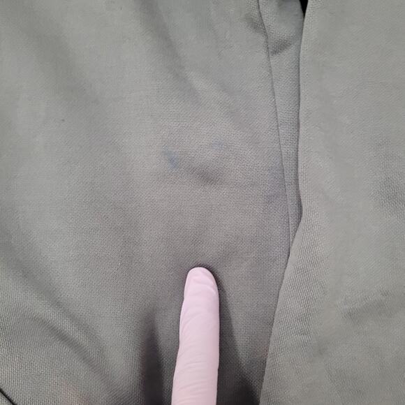 NIKE Track Fleece Jacket Large 24x24 Boxy Gray Orange - Picture 14 of 16